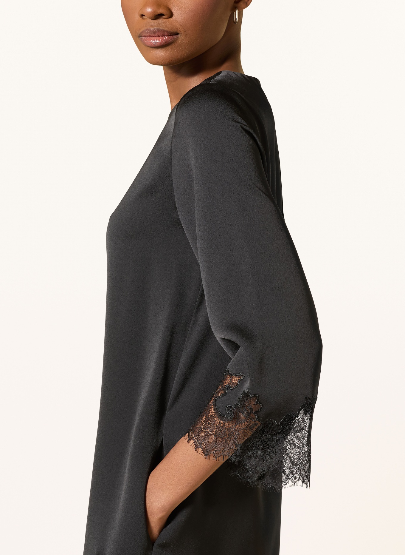 JOOP! Kleid DANCIA mit 3/4-Arm: SCHWARZ