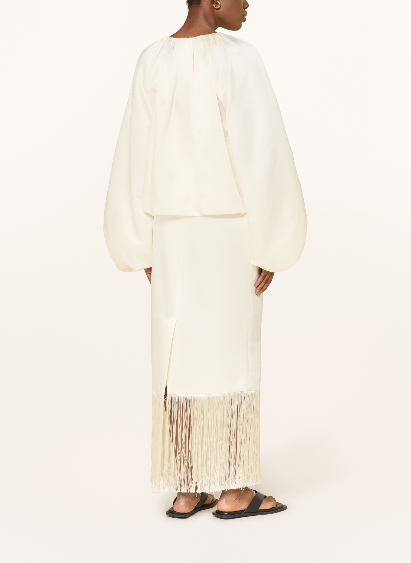 SOFT GOAT blouse shirt: ECRU