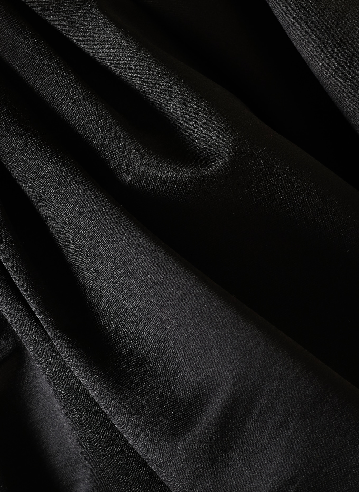 SOFT GOAT blouse shirt: BLACK