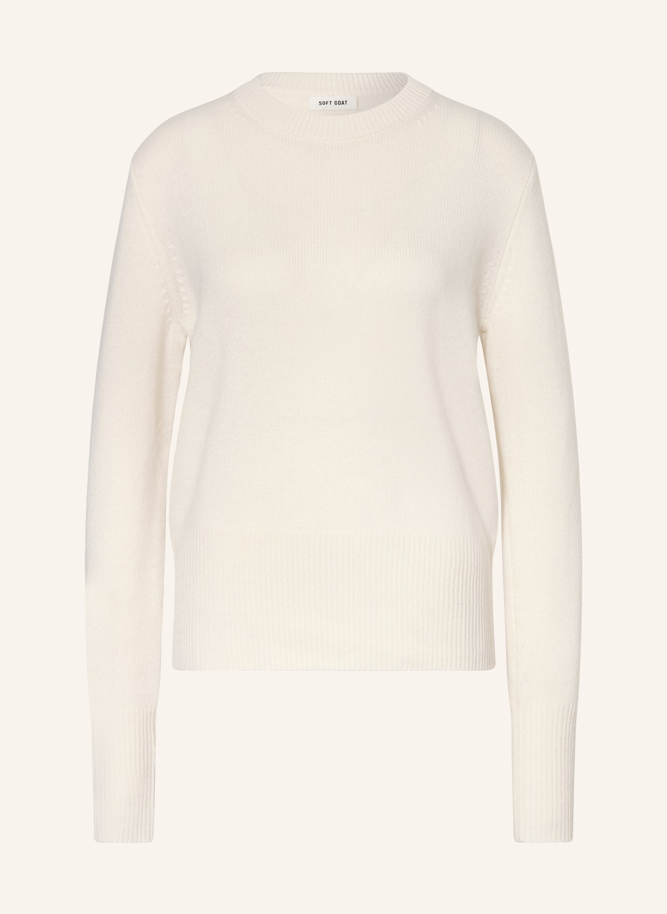 SOFT GOAT Cashmere-Pullover: ECRU