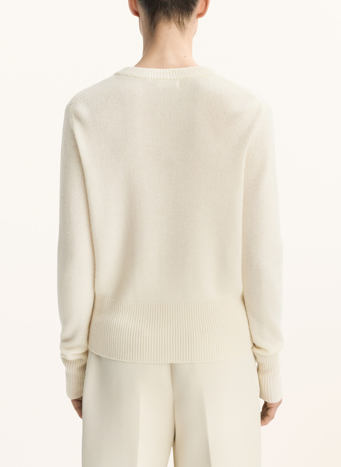 SOFT GOAT Cashmere-Pullover: ECRU