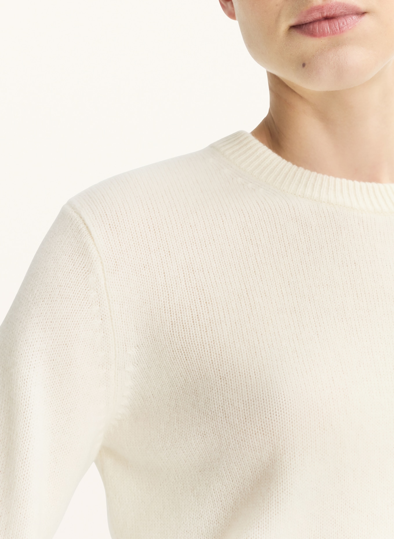 SOFT GOAT Cashmere-Pullover: ECRU