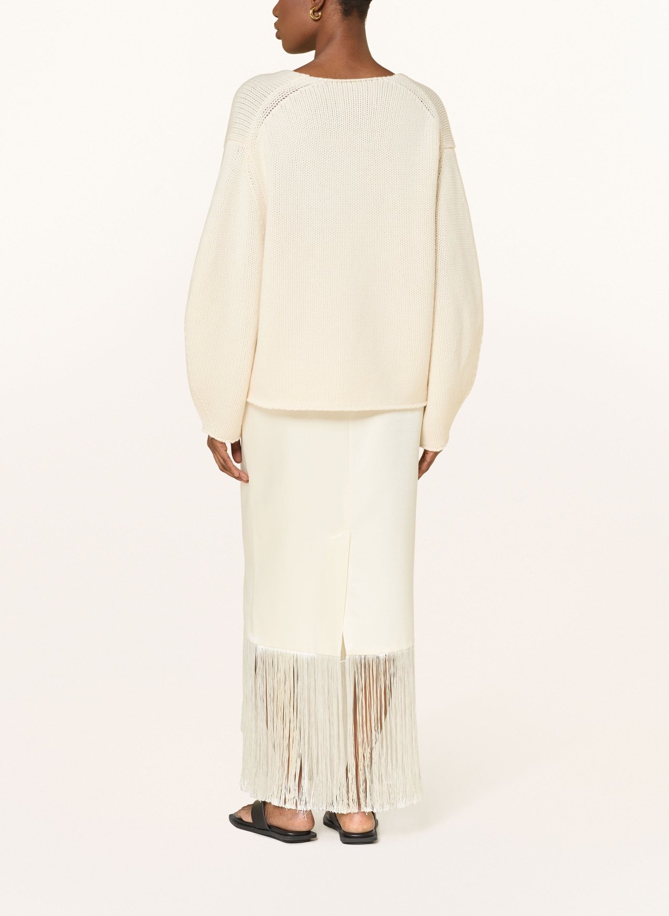 SOFT GOAT cashmere sweater: ECRU