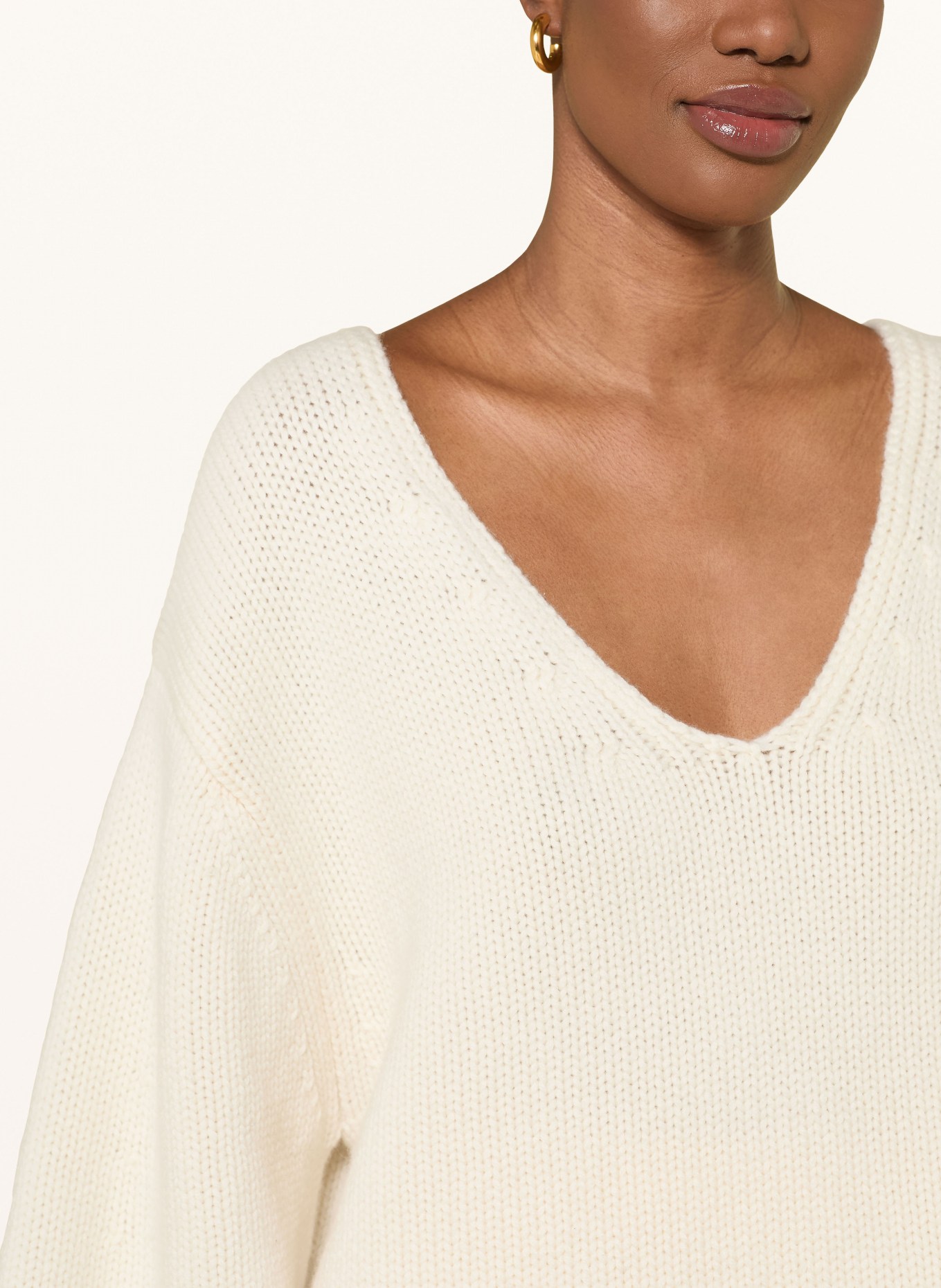 SOFT GOAT cashmere sweater: ECRU