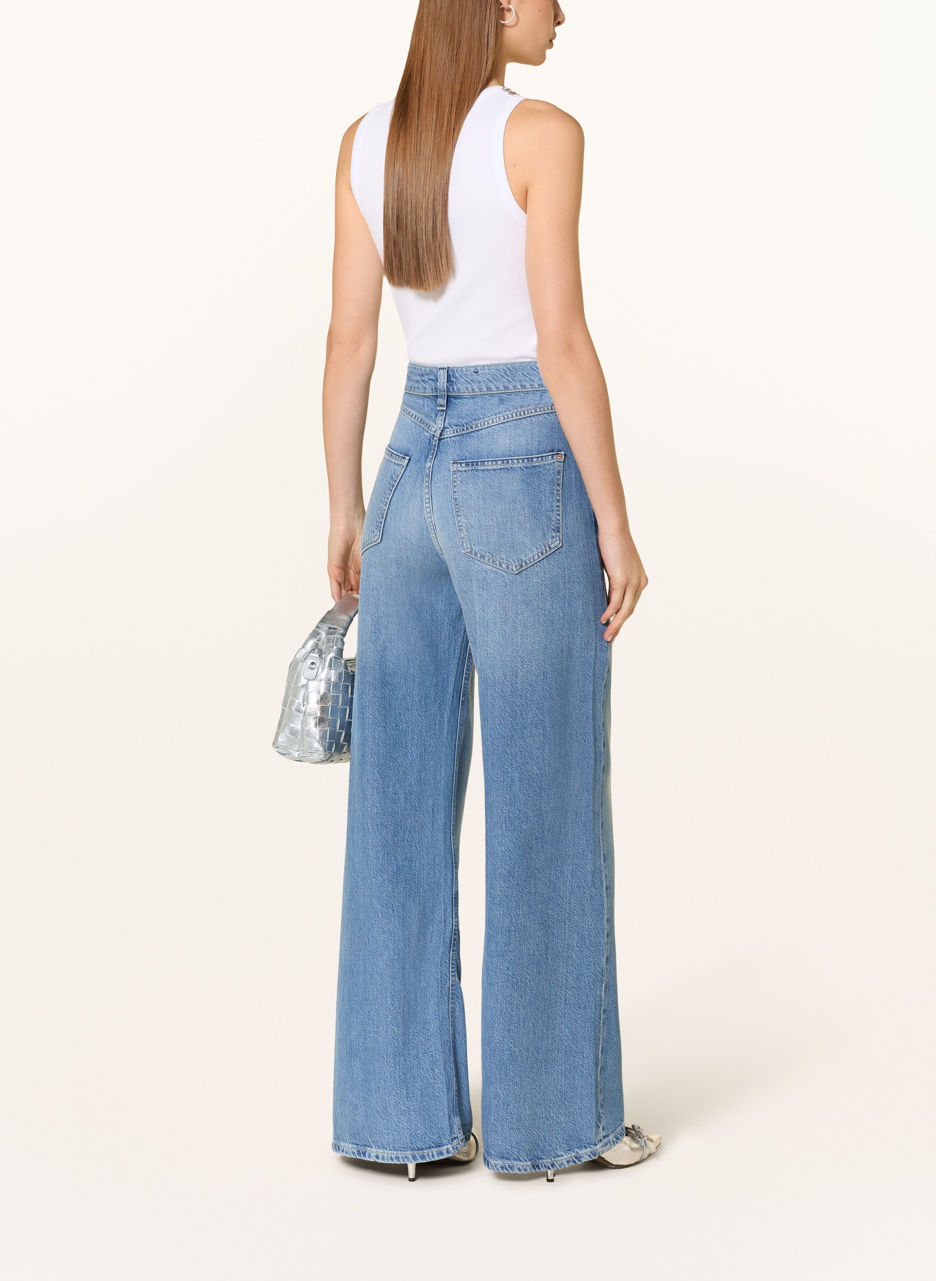 JOOP! Top TAINA z kamieniami ozdobnymi: BIAŁY