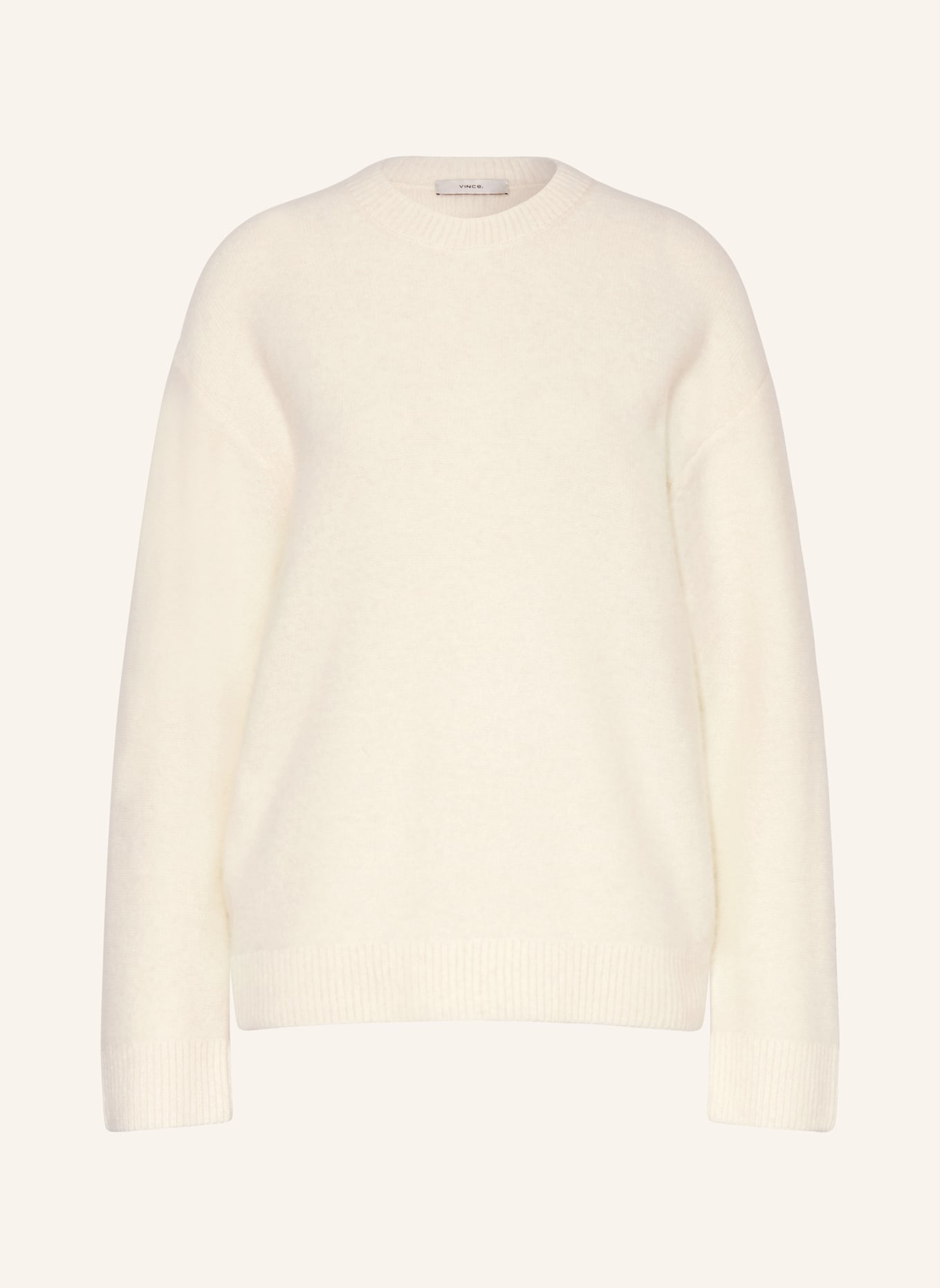 VINCE cashmere sweater: ECRU
