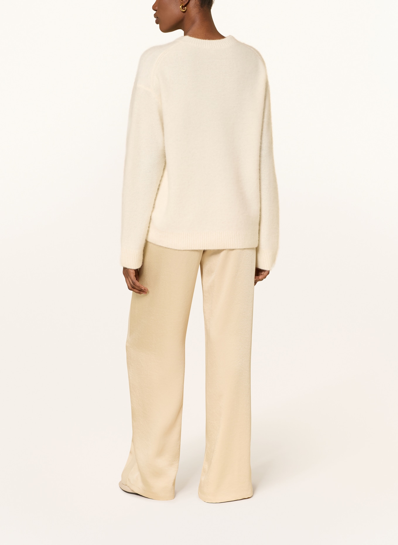 VINCE cashmere sweater: ECRU