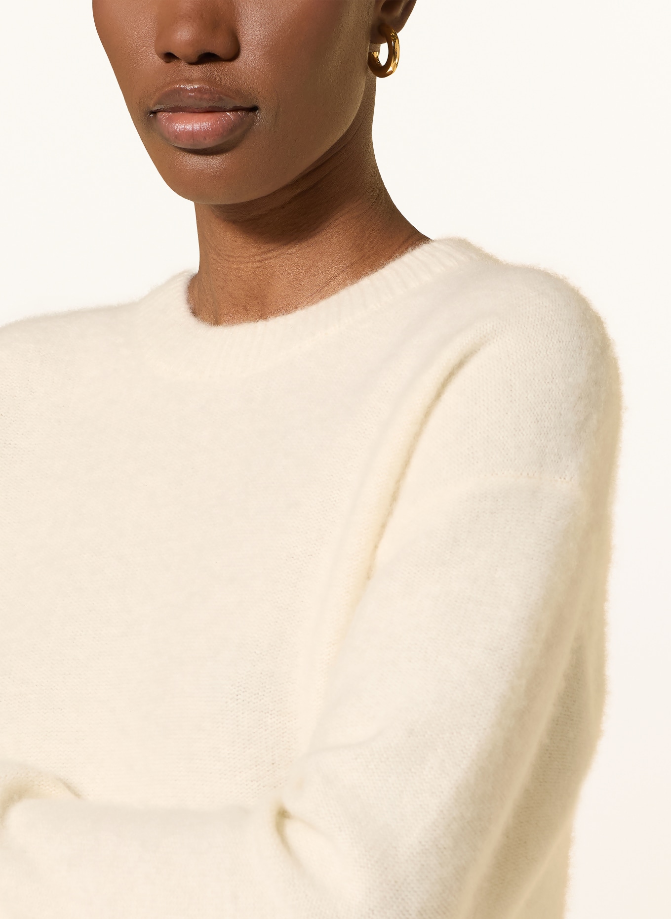 VINCE cashmere sweater: ECRU