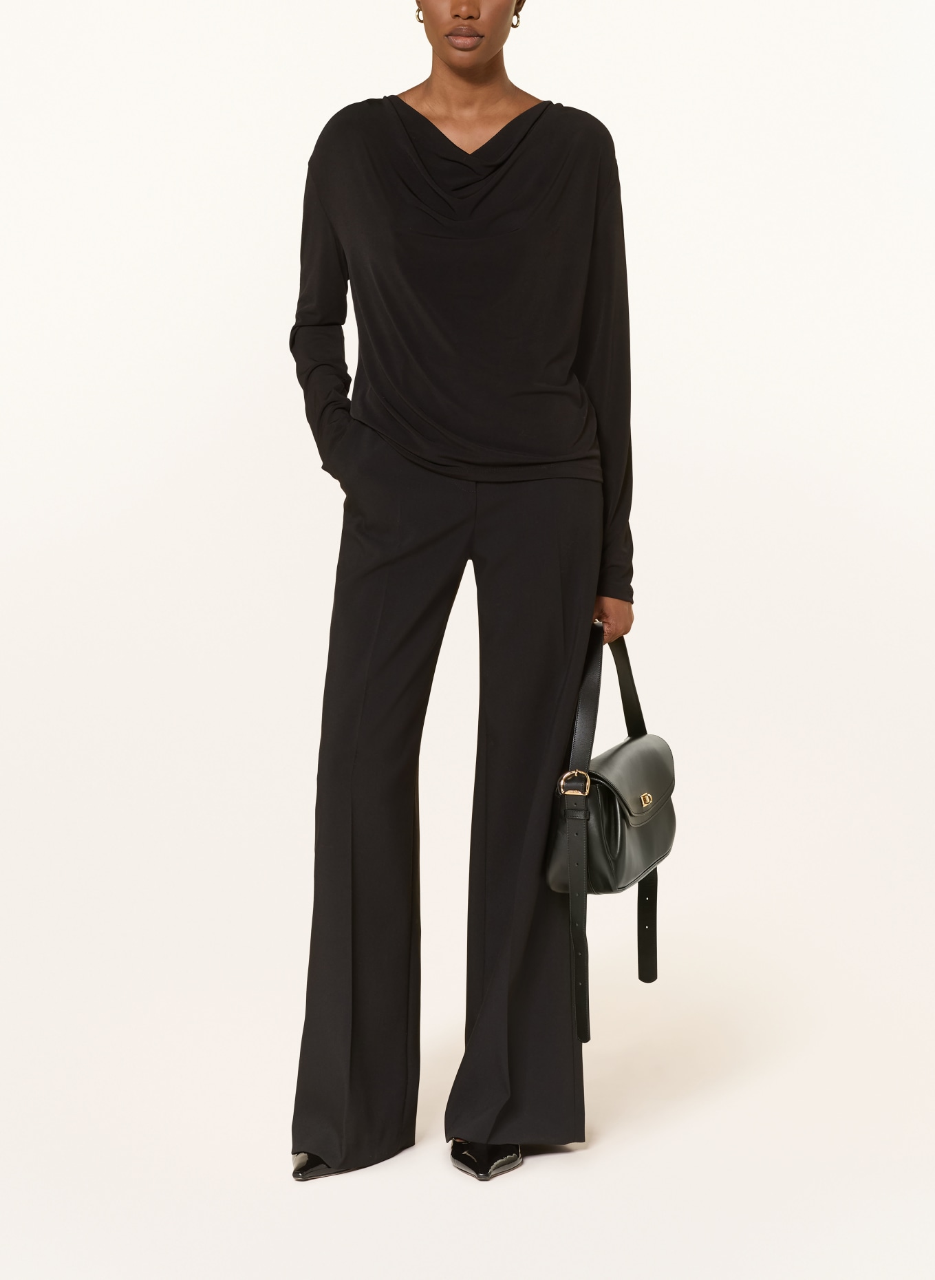 VINCE Longsleeve: SCHWARZ