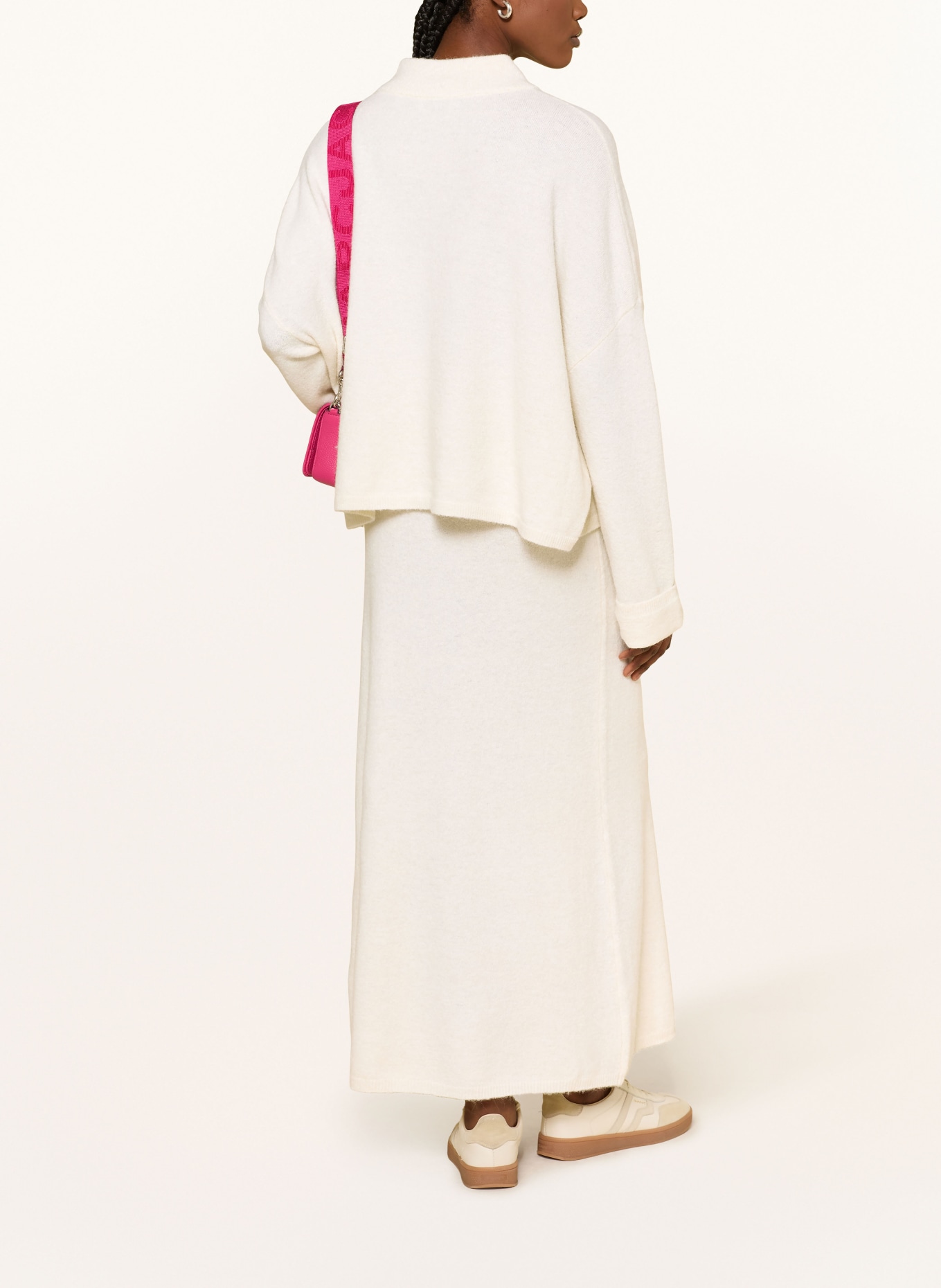 OH APRIL Sukienka z dzianiny INSA: KREMOWY