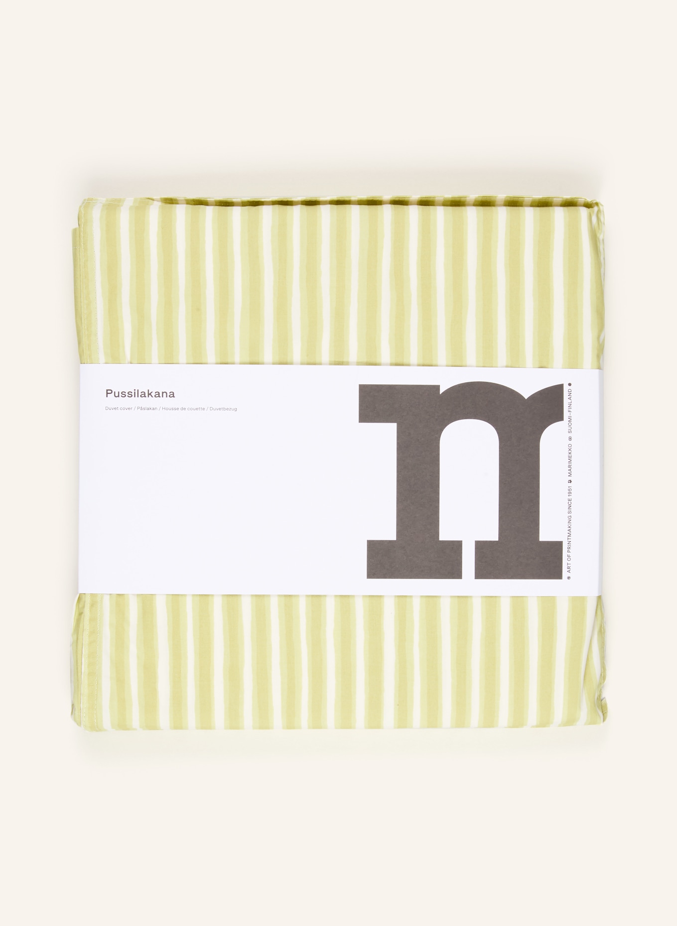 marimekko Bettwäsche PICCOLO: HELLGRÜN / CREME