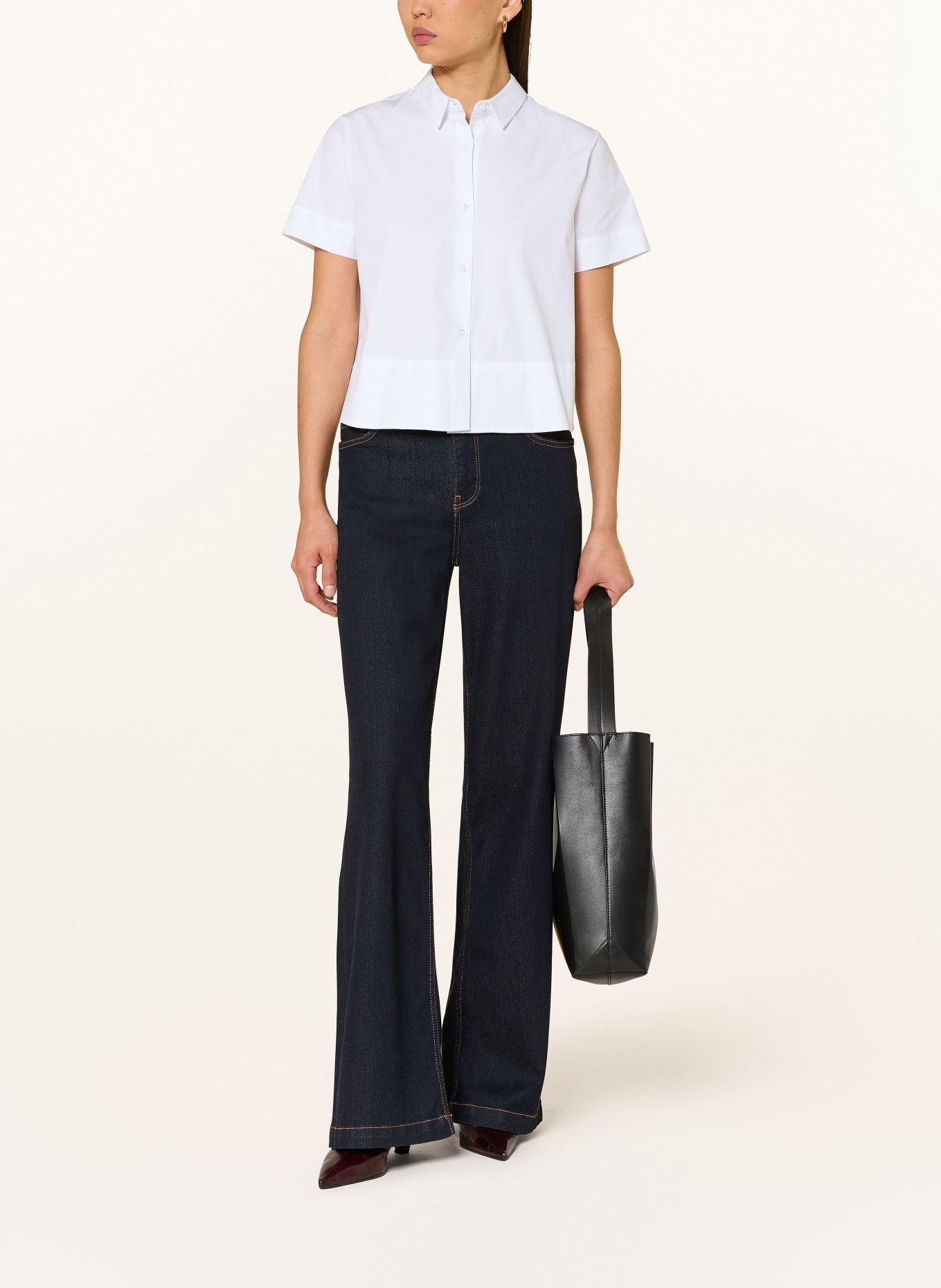 rossana diva shirt blouse: WHITE