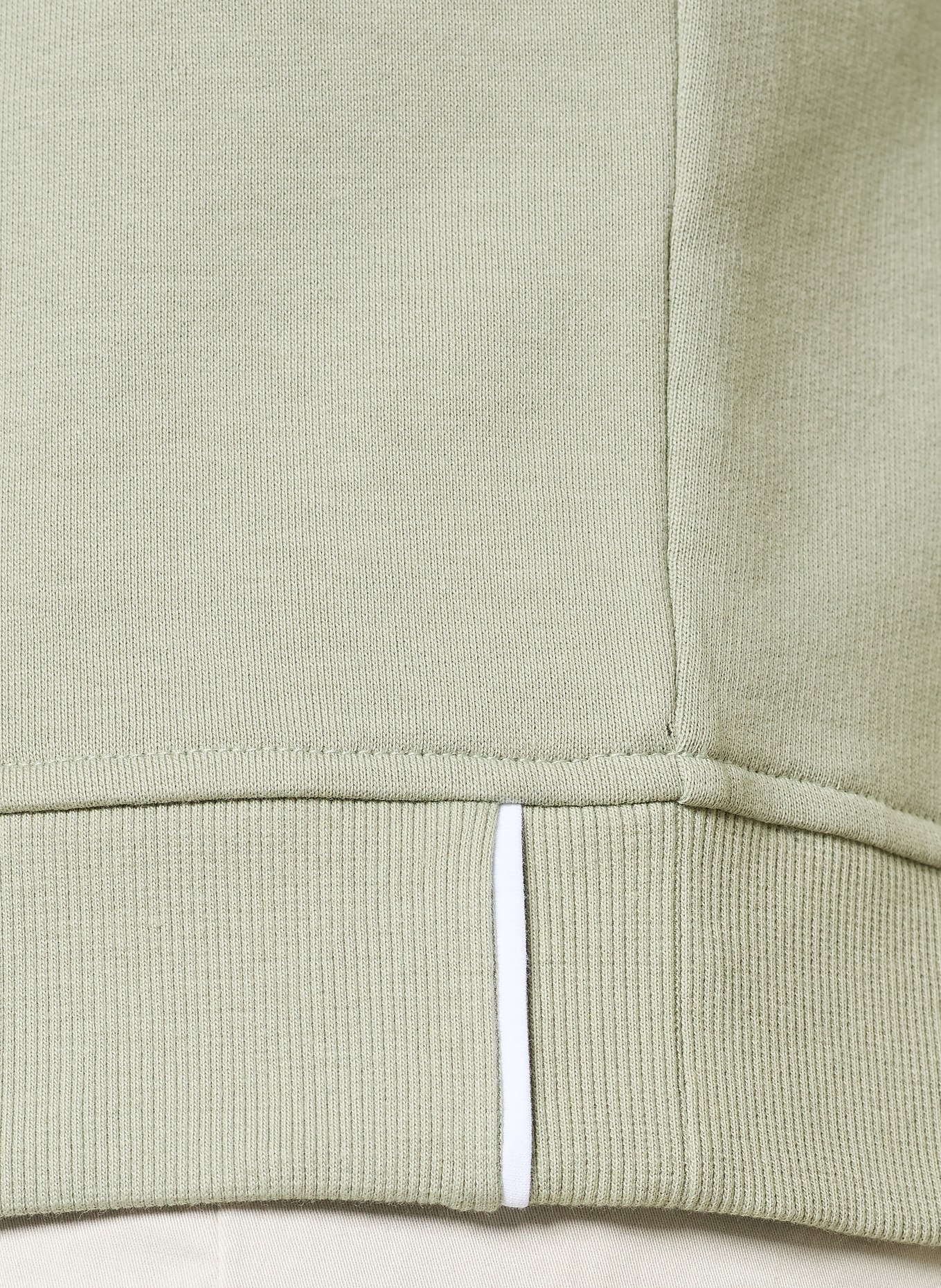 PAUL Sweatshirt: HELLGRÜN / WEISS