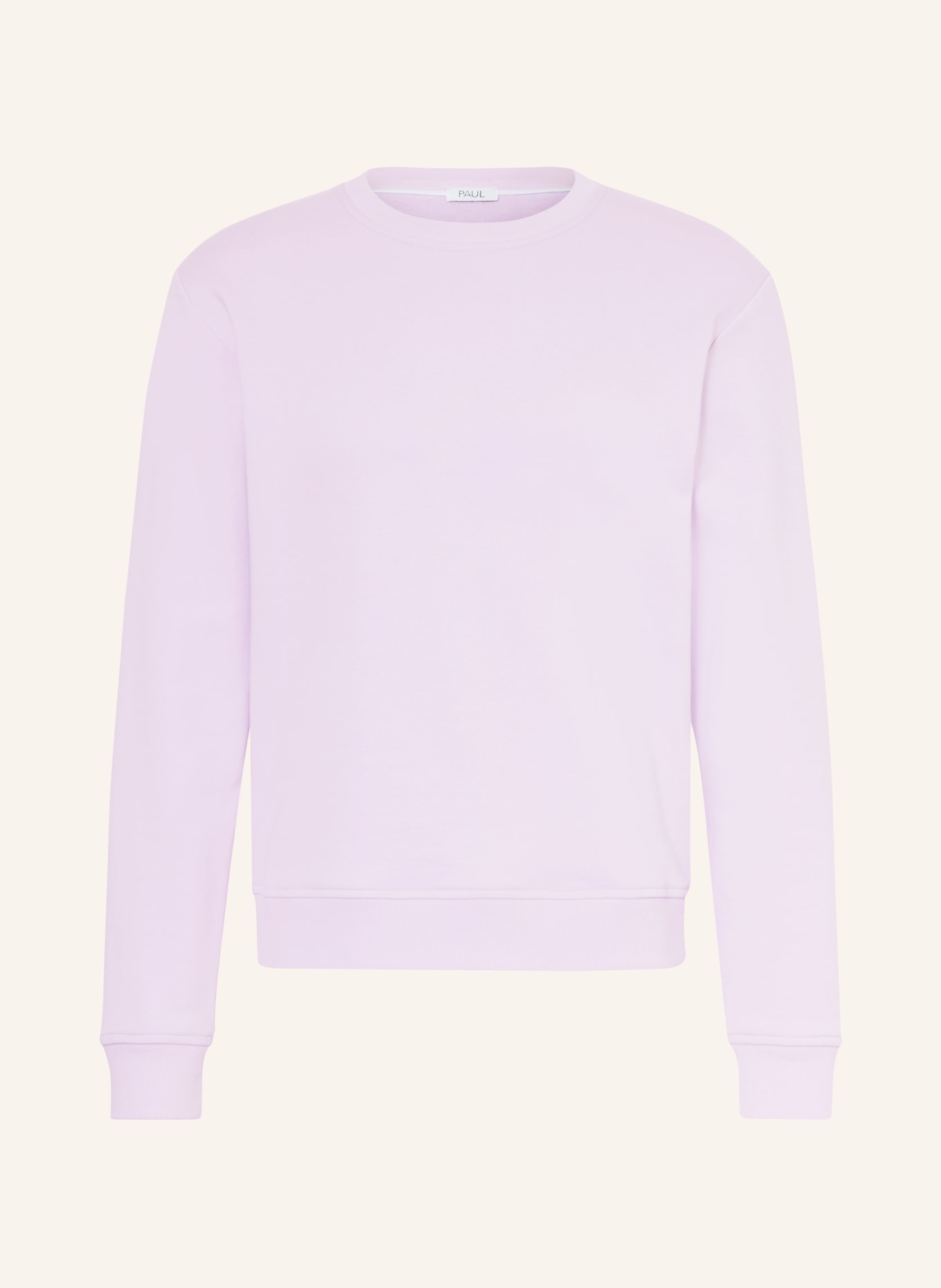 PAUL Sweatshirt: HELLLILA / WEISS