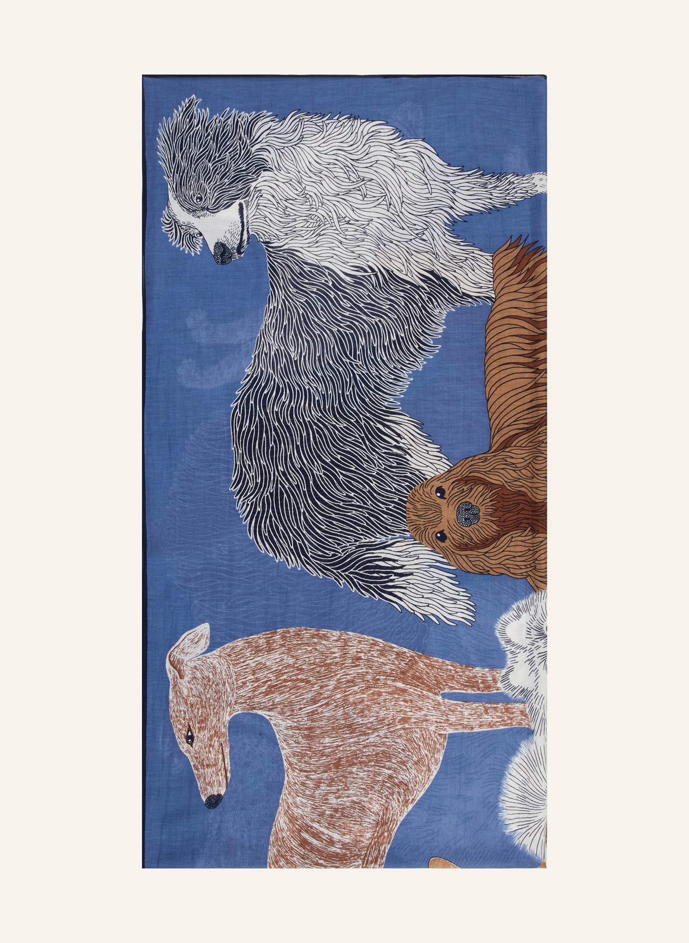 INOUI EDITIONS cloth: BLUE / BROWN / CREAM