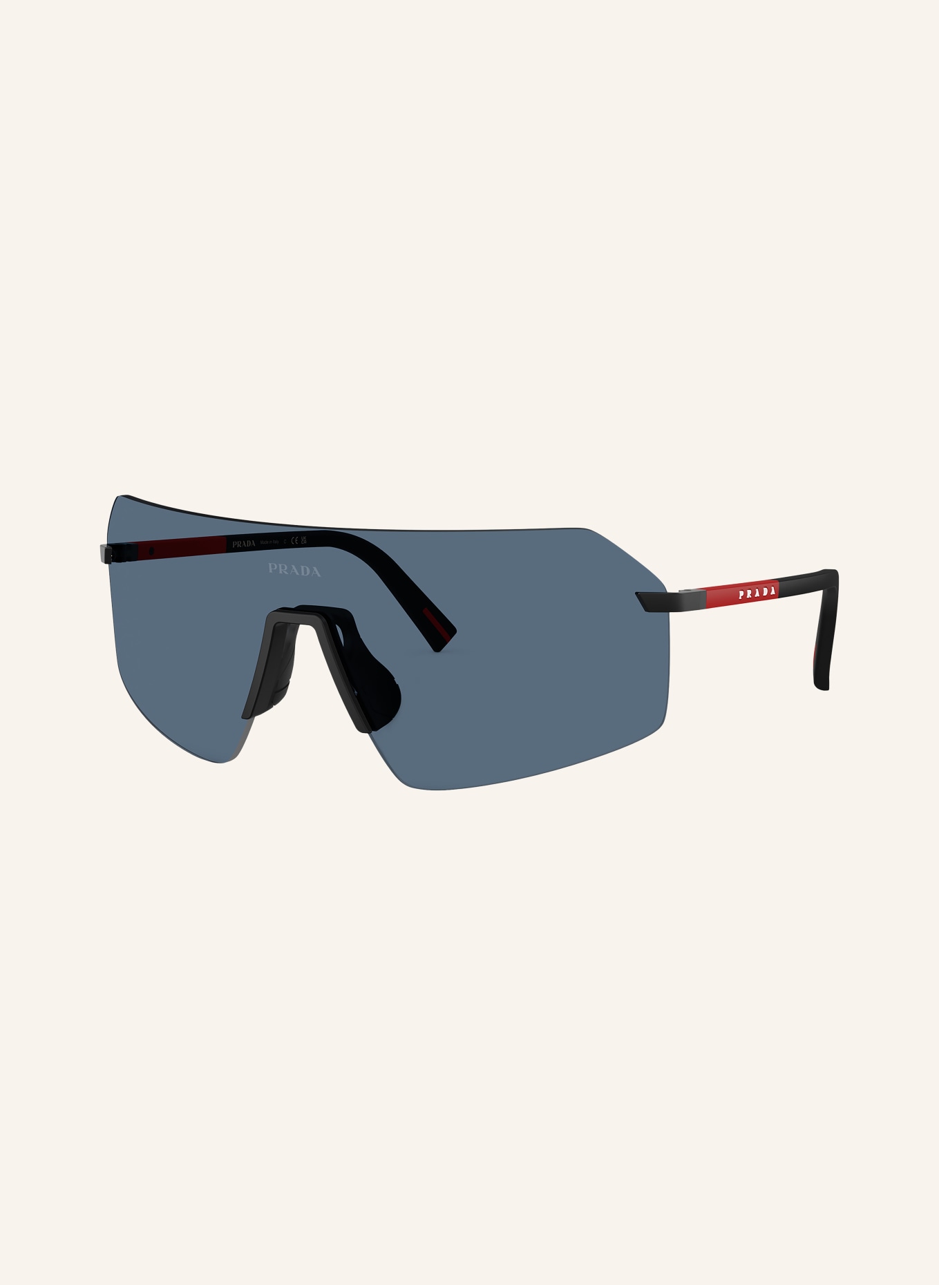 PRADA Sonnenbrille PS B50S: SCHWARZ/ DUNKELBLAU