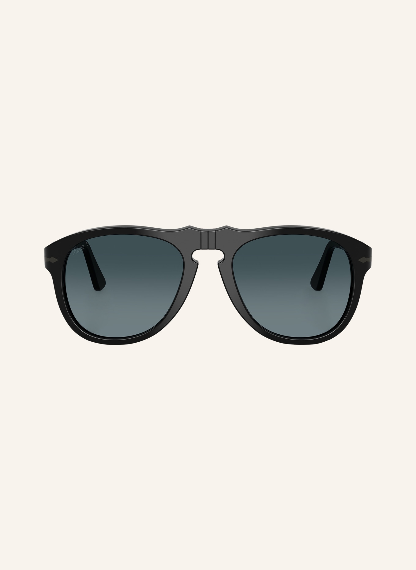 Persol Sonnenbrille PO0649NE: PO0649NE - SCHWARZ/ BLAU VERLAUF