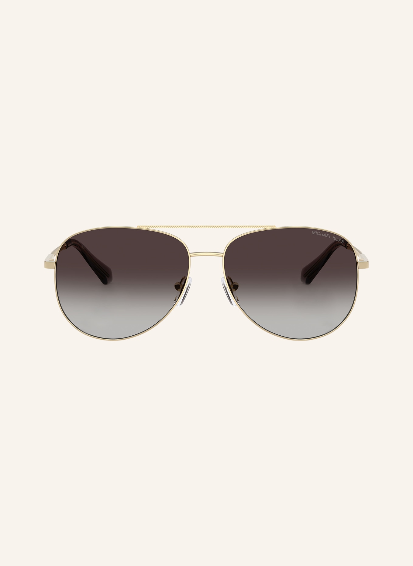 MICHAEL KORS Sonnenbrille MK1172: GOLD/ DUNKELGRAU VERLAUF