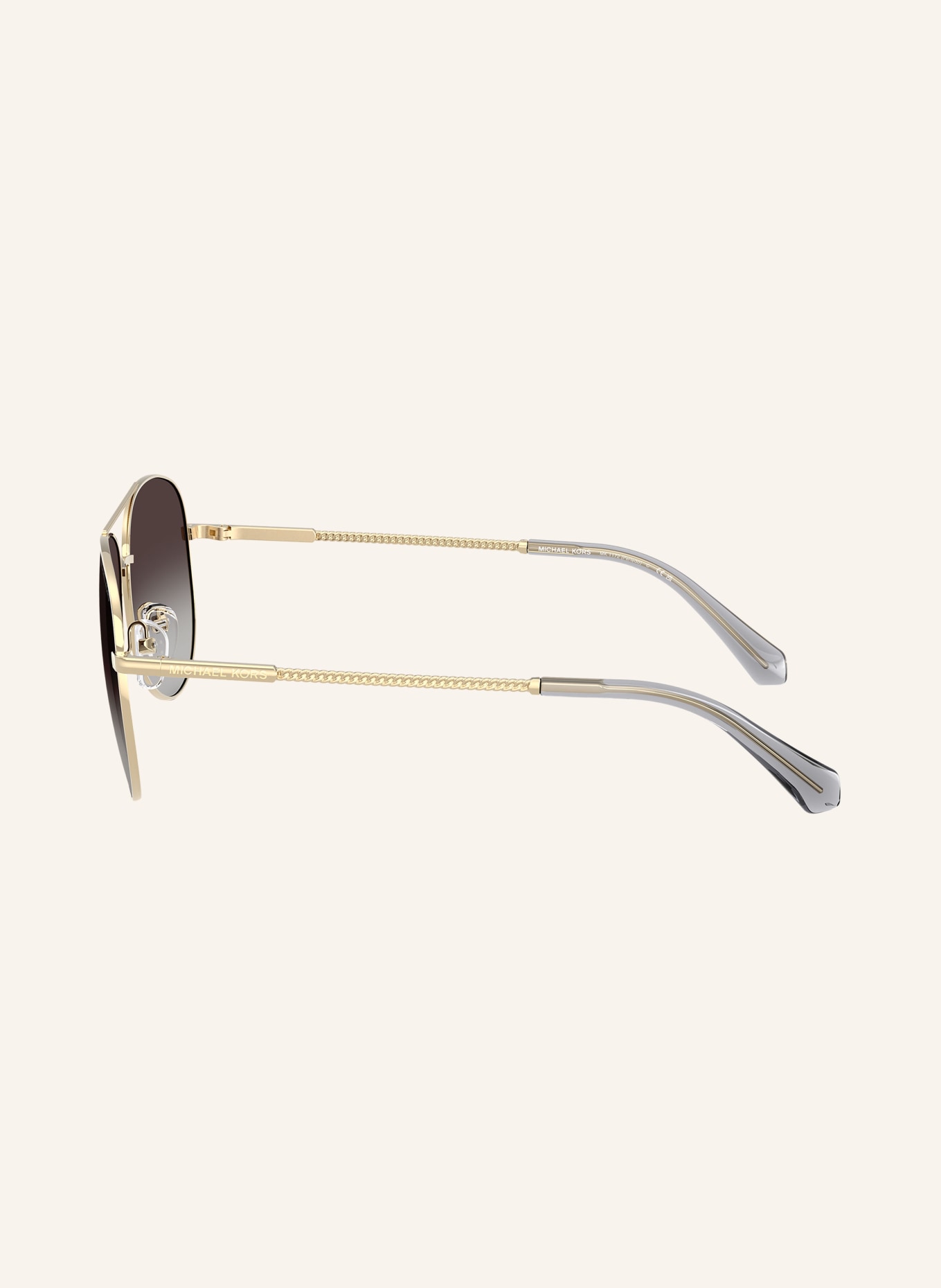 MICHAEL KORS Sonnenbrille MK1172: GOLD/ DUNKELGRAU VERLAUF