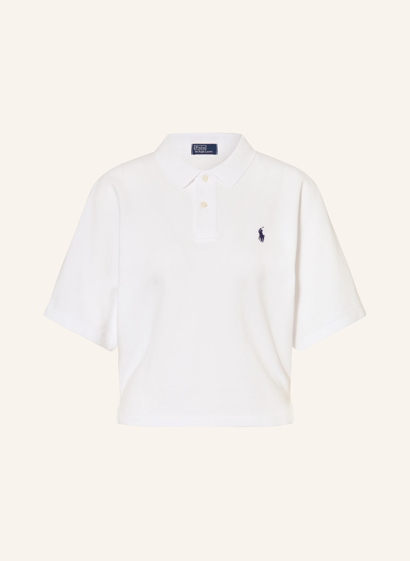 POLO RALPH LAUREN Pique polokošile: BÍLÁ