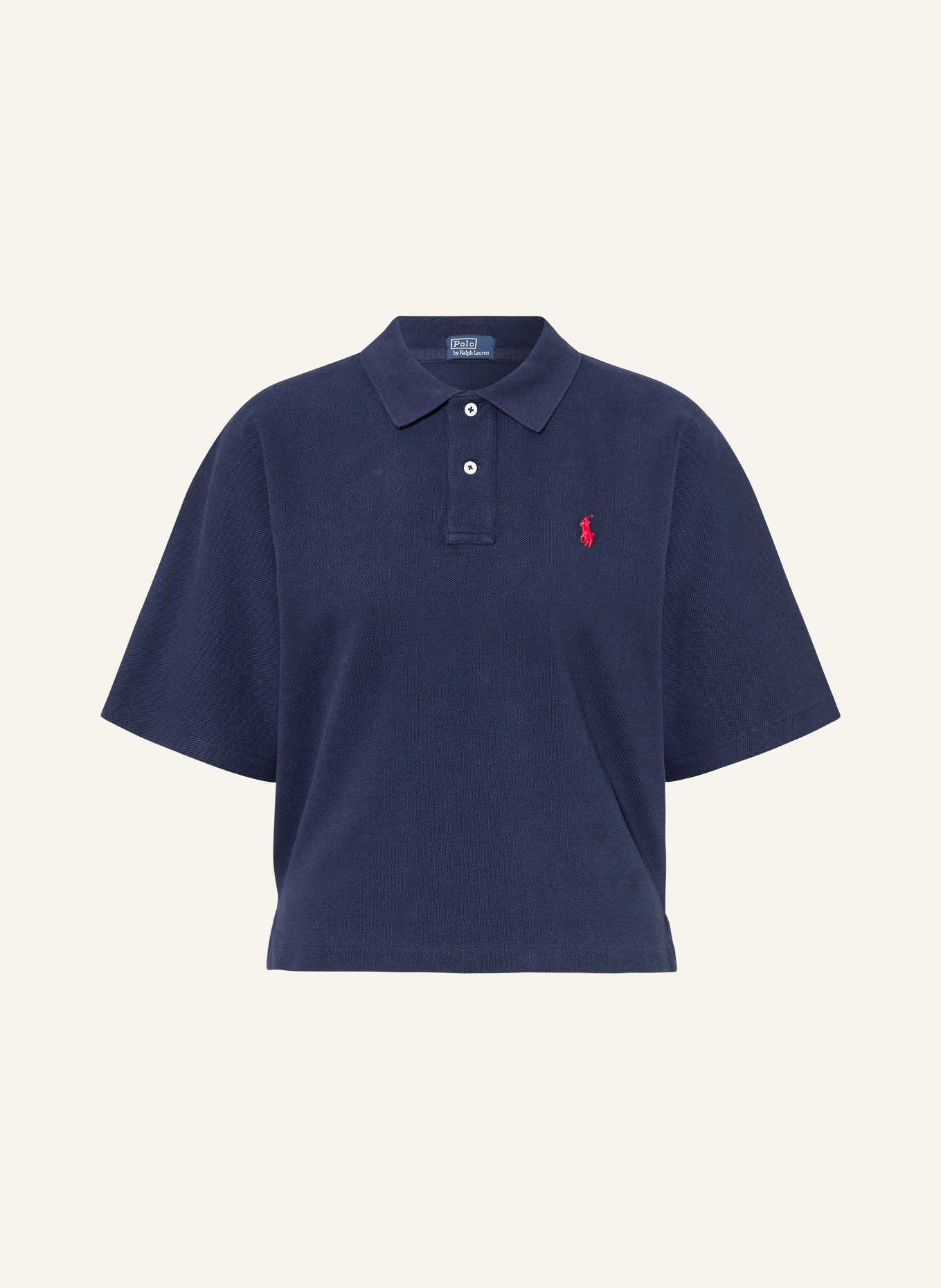 POLO RALPH LAUREN Pique polokošile: TMAVĚ MODRÁ