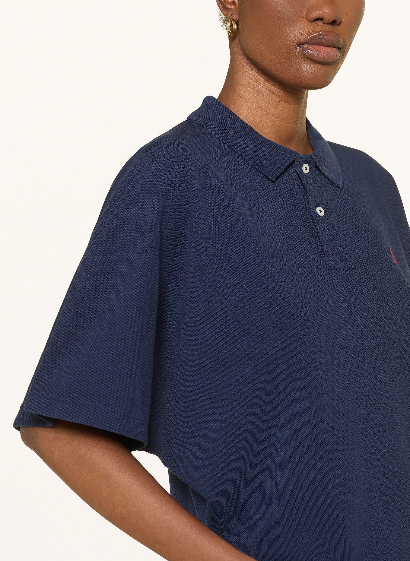 POLO RALPH LAUREN Pique polokošile: TMAVĚ MODRÁ