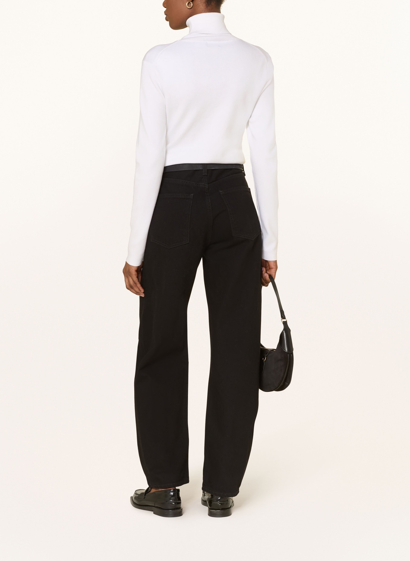 POLO RALPH LAUREN turtleneck shirt: WHITE