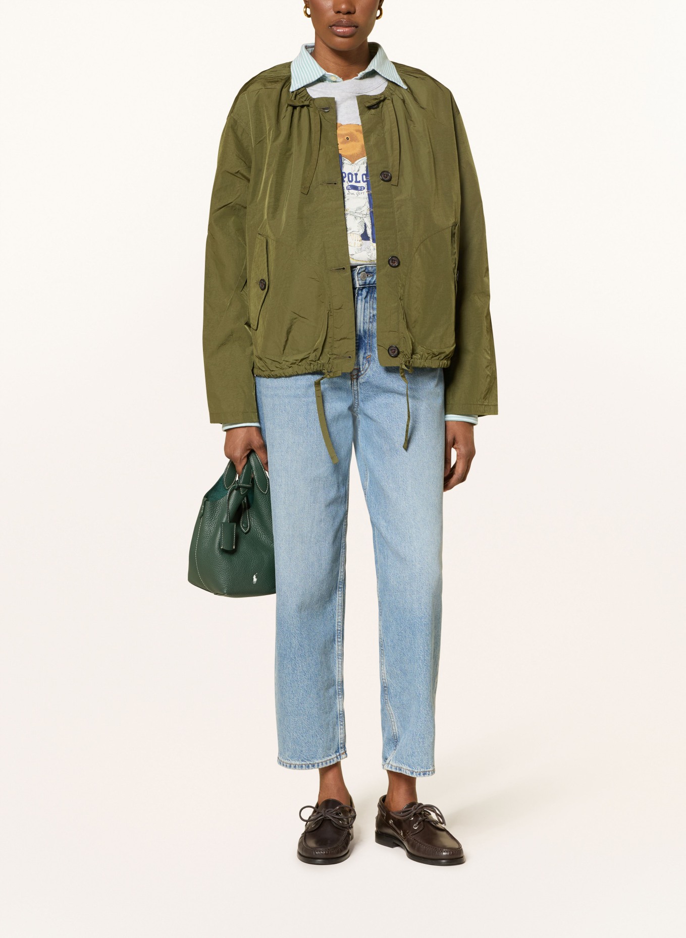 POLO RALPH LAUREN jacket: OLIVE