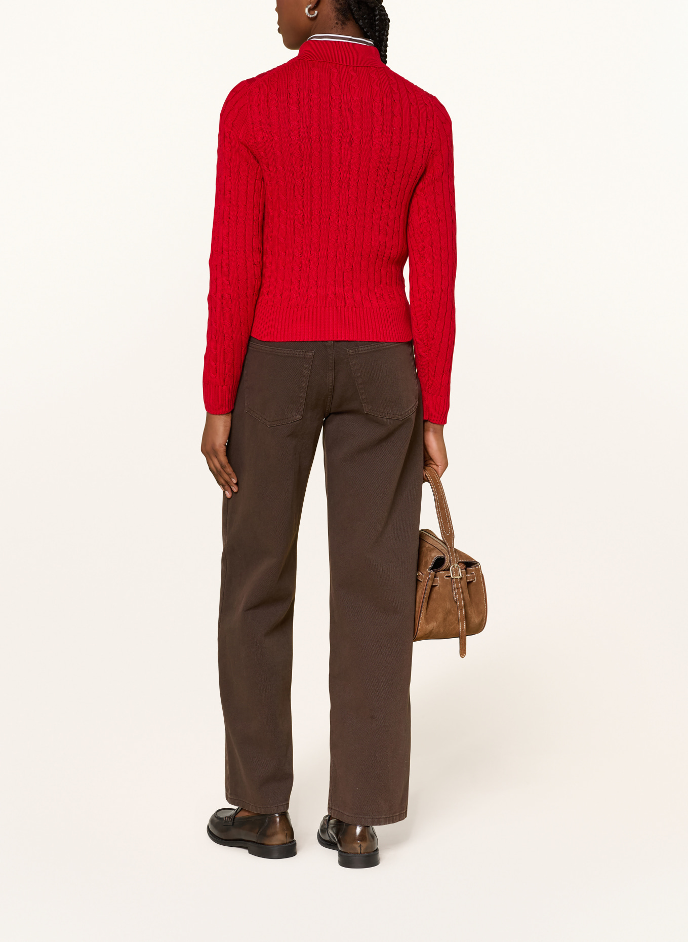 POLO RALPH LAUREN cardigan: RED