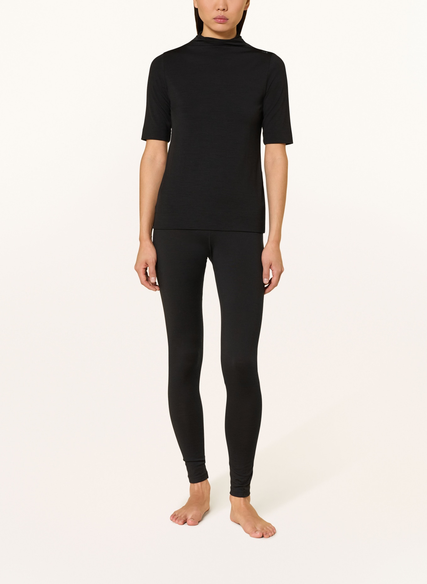 icebreaker Funktionswäsche-Hose MERINO 200 OASIS aus Merinowolle: SCHWARZ