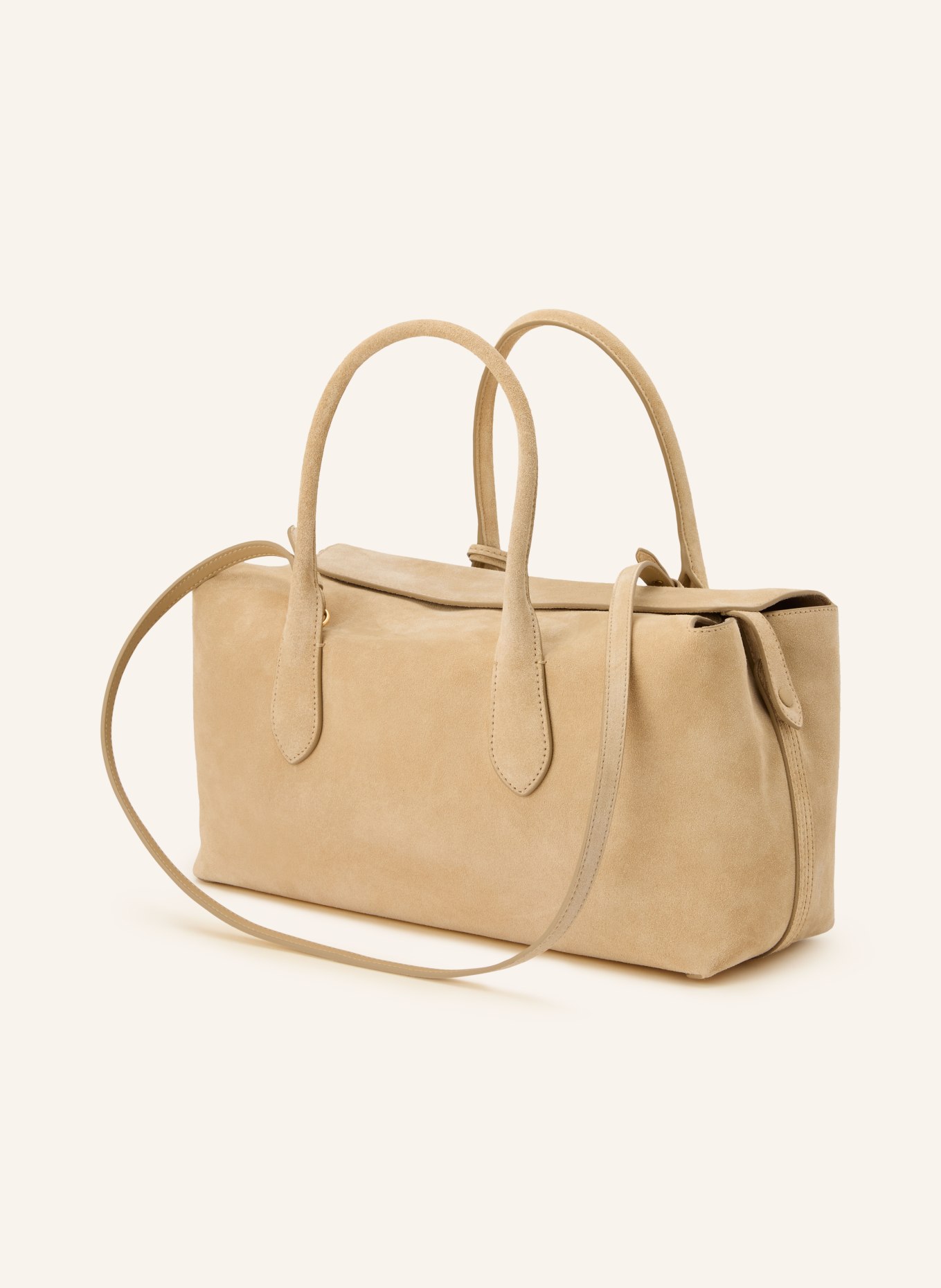 POLO RALPH LAUREN BELLPORT handbag: CAMEL / GOLD