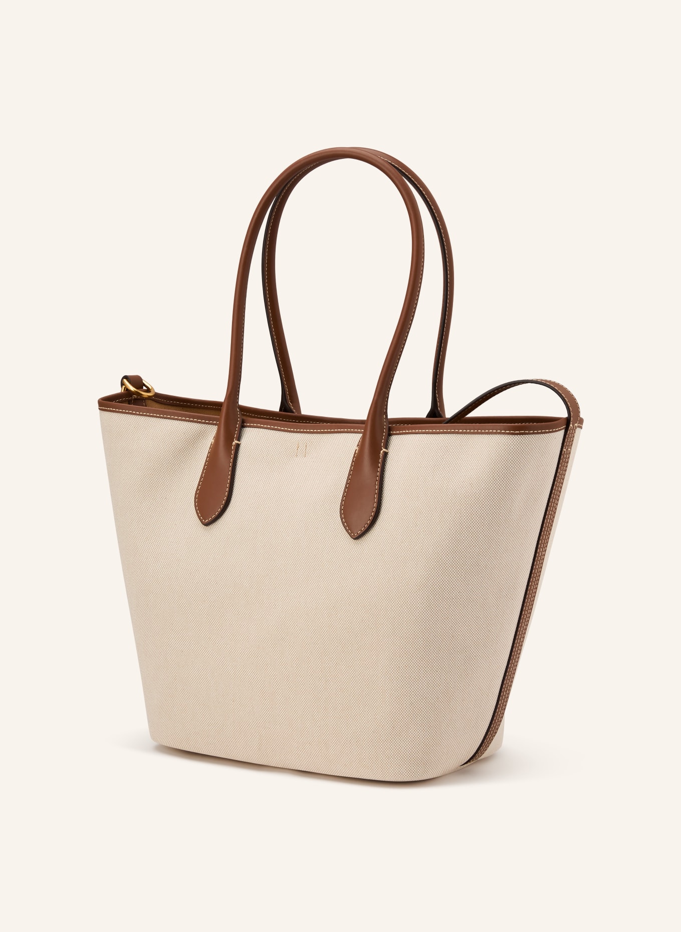 POLO RALPH LAUREN Shopper BELLPORT MEDIUM: LIGHT BROWN / BROWN