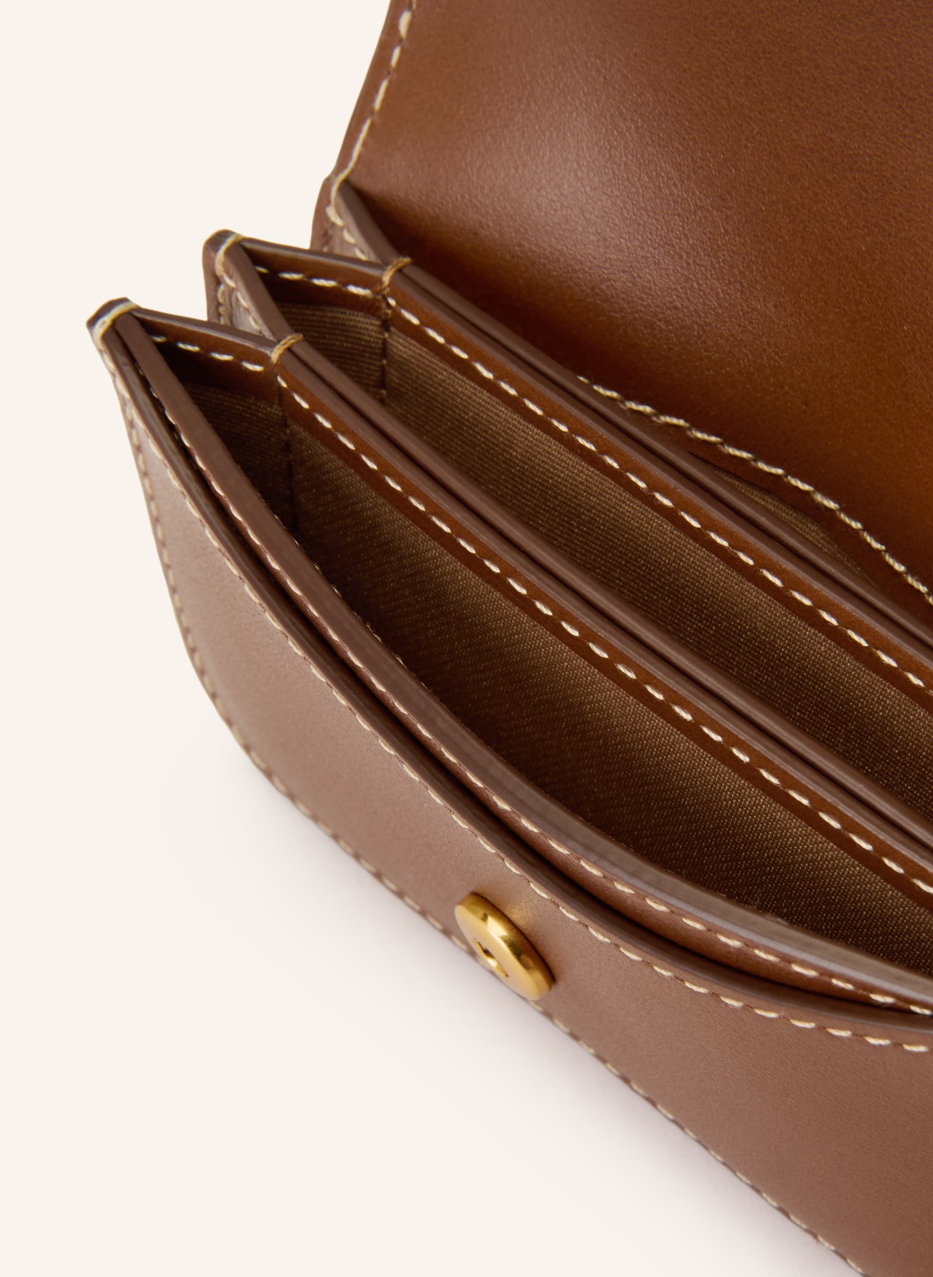 POLO RALPH LAUREN pouzdro na karty: HNĚDÁ