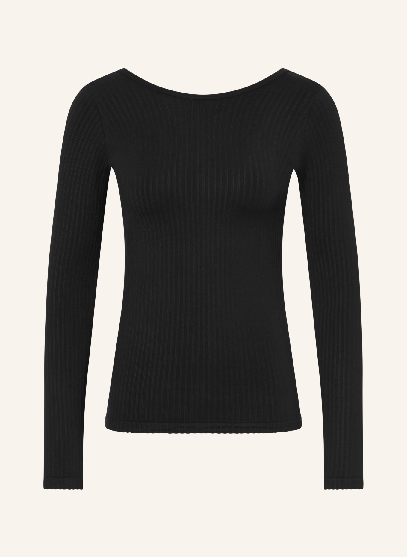 Sweaty Betty MINDFUL long-sleeved shirt: BLACK