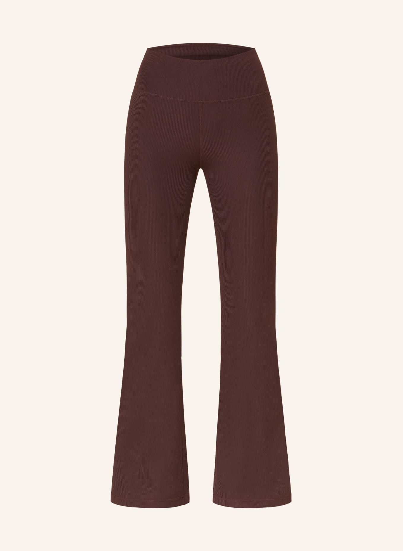 Sweaty Betty Punčocháče GLOW FLEY: TMAVĚ HNĚDÁ