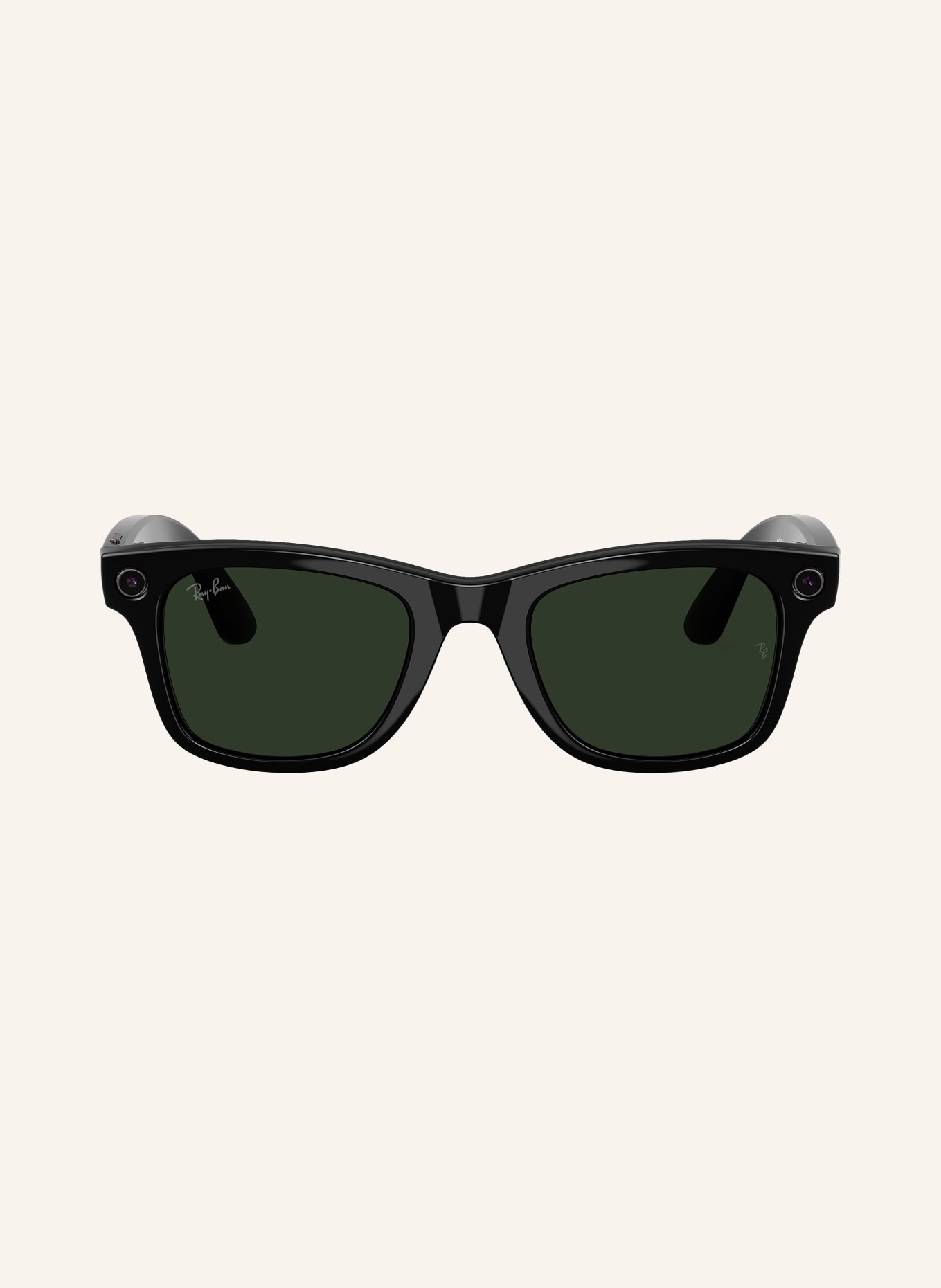 Ray-Ban Chytré brýle RW4012 META WAYFARER: LESKLÁ ČERNÁ / PŘECHODY GRAFICKÁ ZELENÁ