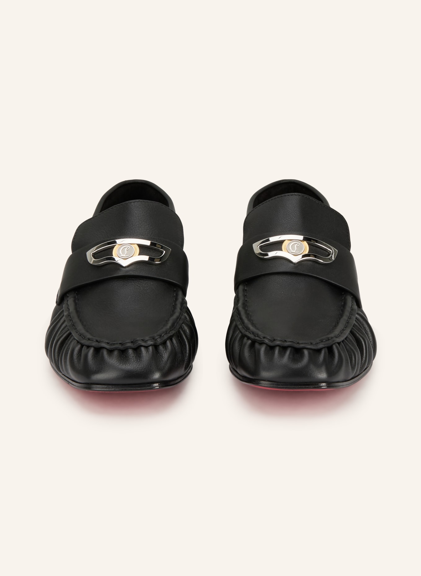 Christian Louboutin Mokasyny MOCALLISTA: CZARNY