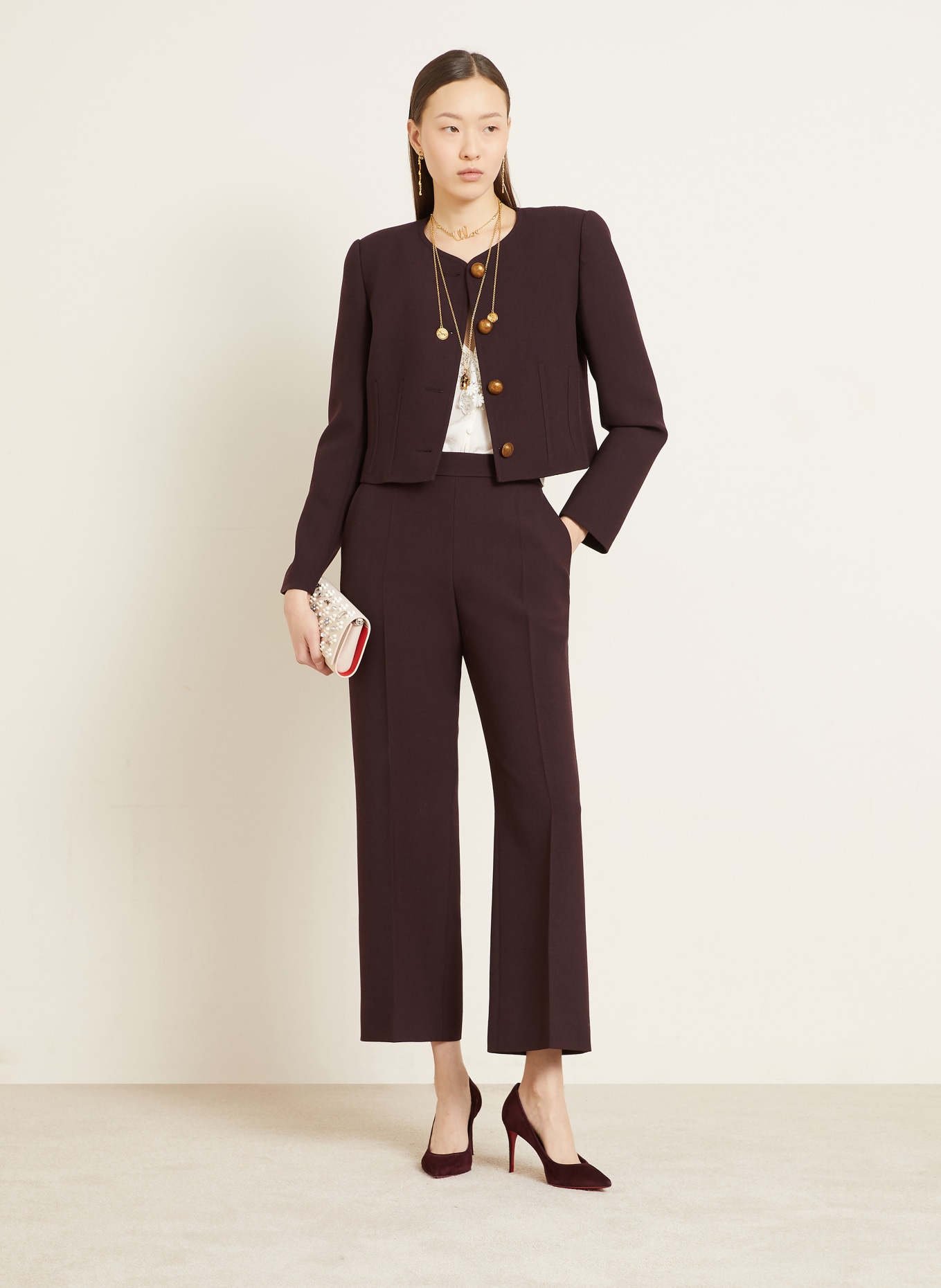 Christian Louboutin SPORTY KATE 85 pumps: DARK PURPLE