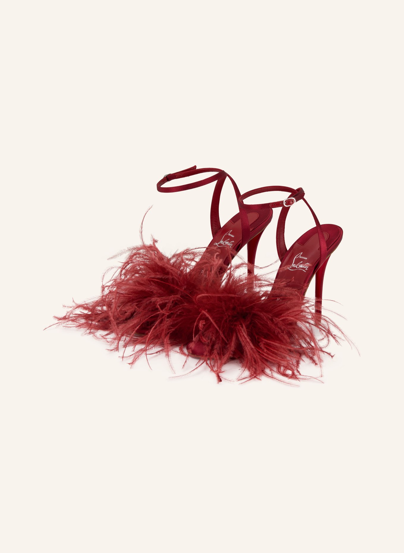 Christian Louboutin Sandaletten MISS Z POUPI: DUNKELROT