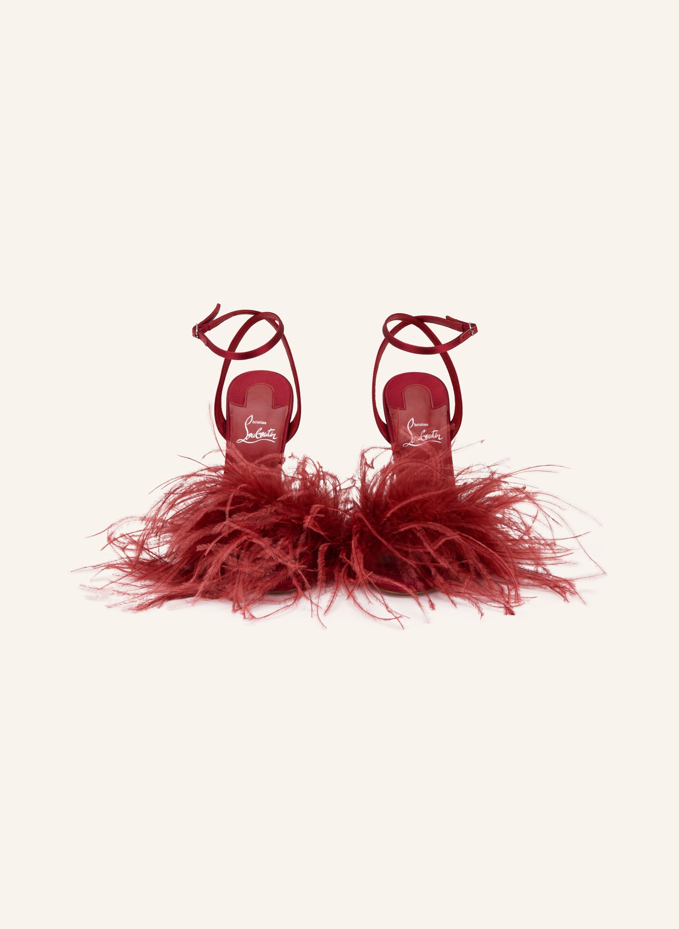 Christian Louboutin Sandaletten MISS Z POUPI: DUNKELROT