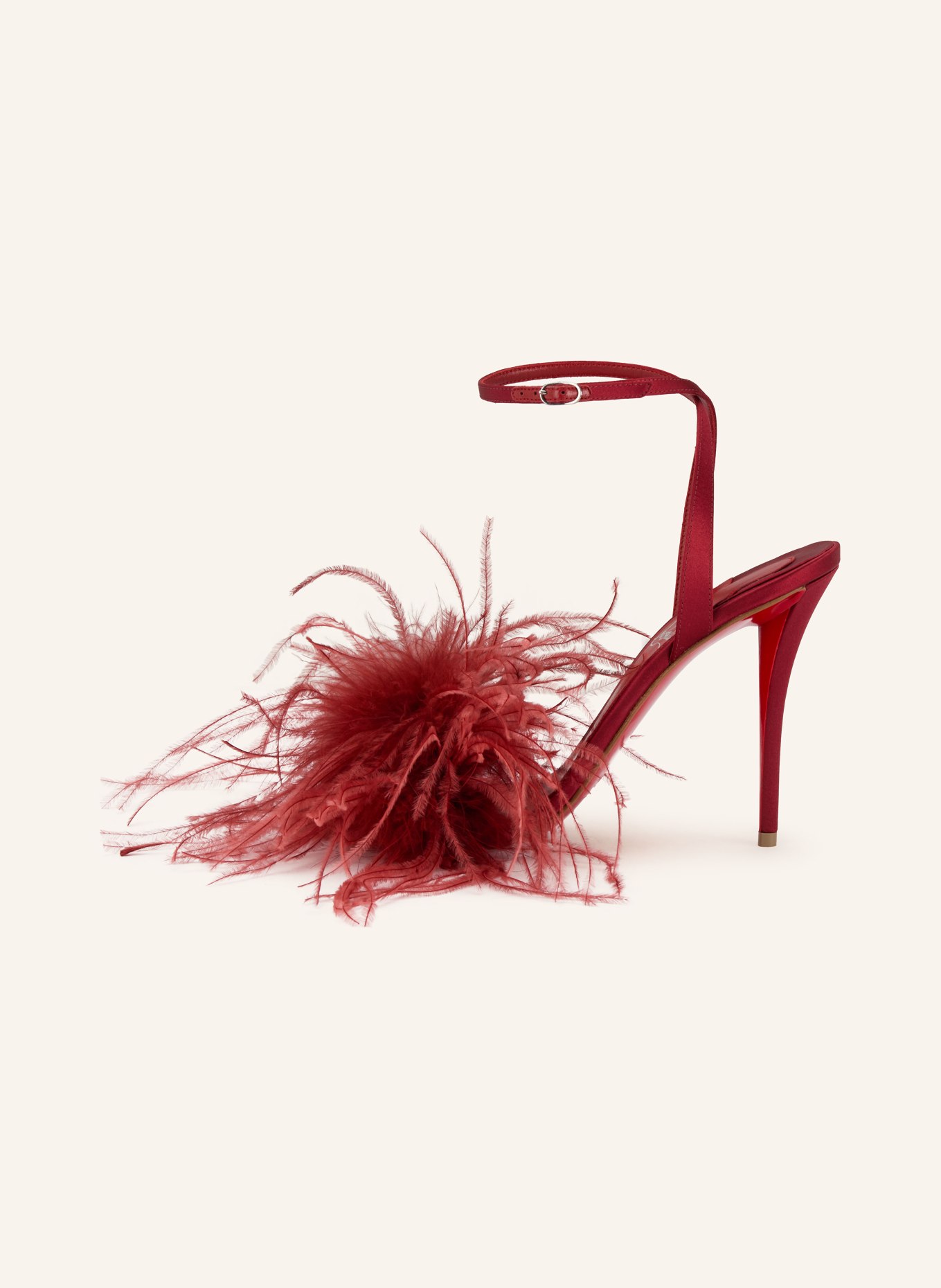 Christian Louboutin Sandaletten MISS Z POUPI: DUNKELROT