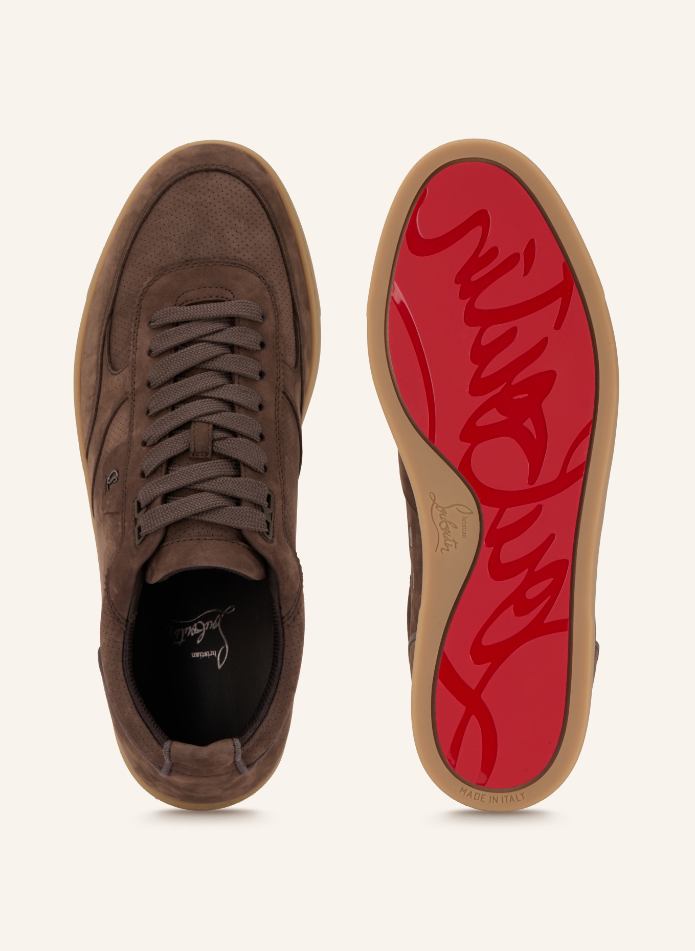 Christian Louboutin Sneaker TUTTI RUI: DUNKELBRAUN