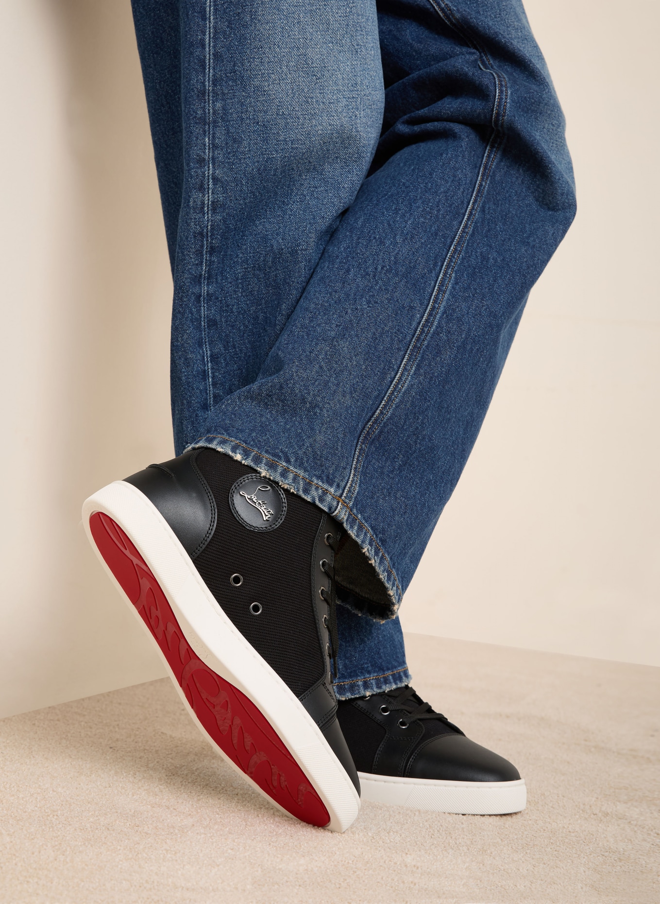 Christian Louboutin Hightop-Sneaker LOUIS: SCHWARZ