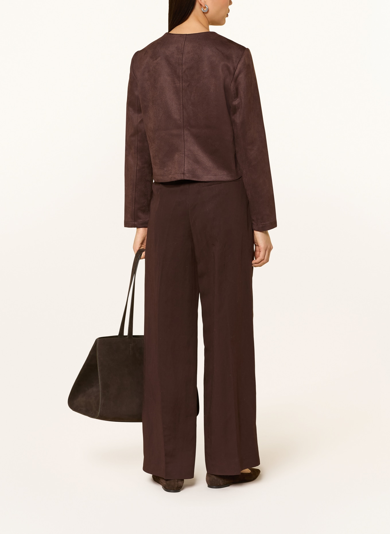 Betty Barclay Kastenjacke mit Schmucksteinen: DUNKELBRAUN