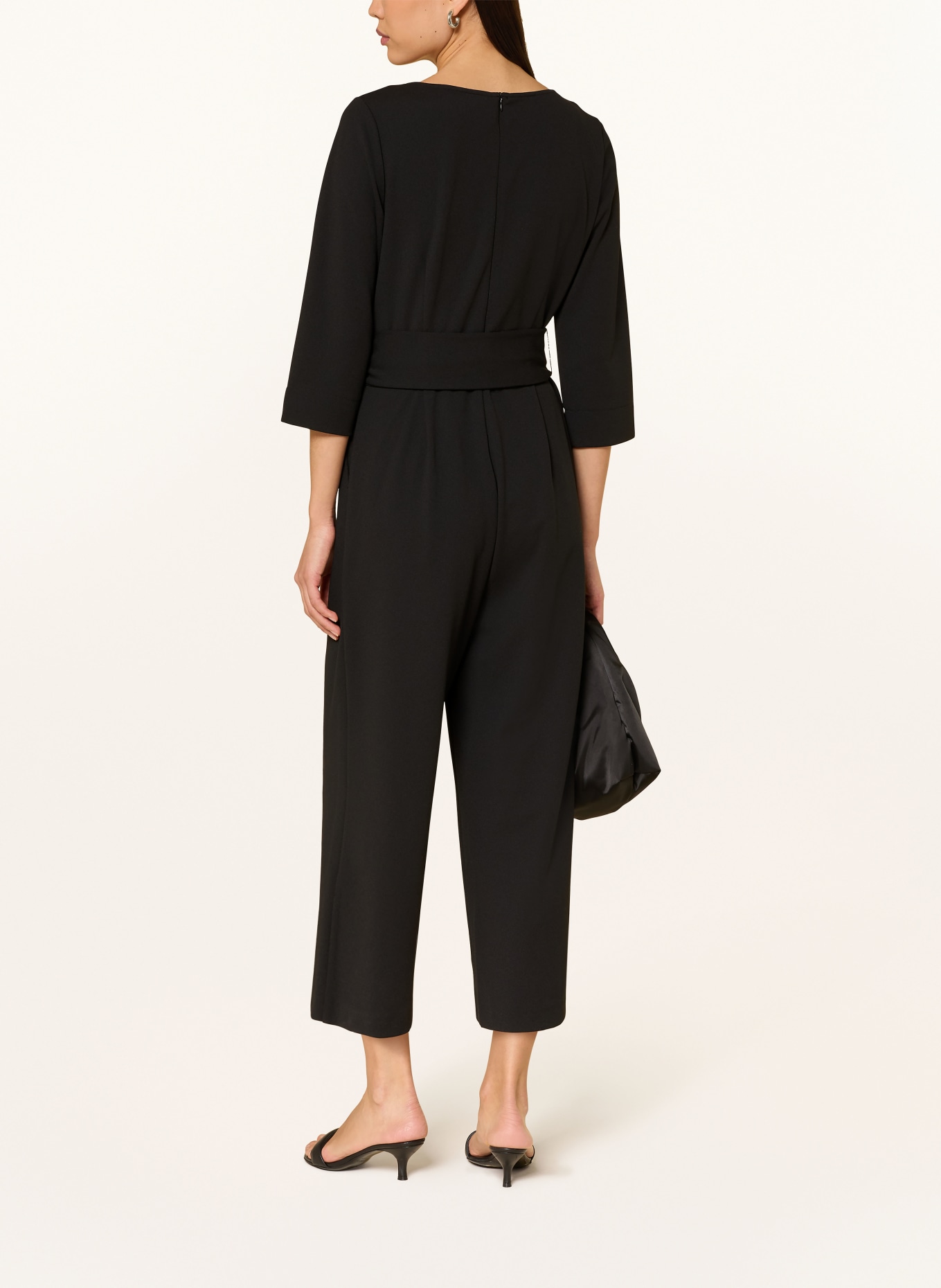 Betty Barclay Jumpsuit with 3/4 sleeves: BLACK