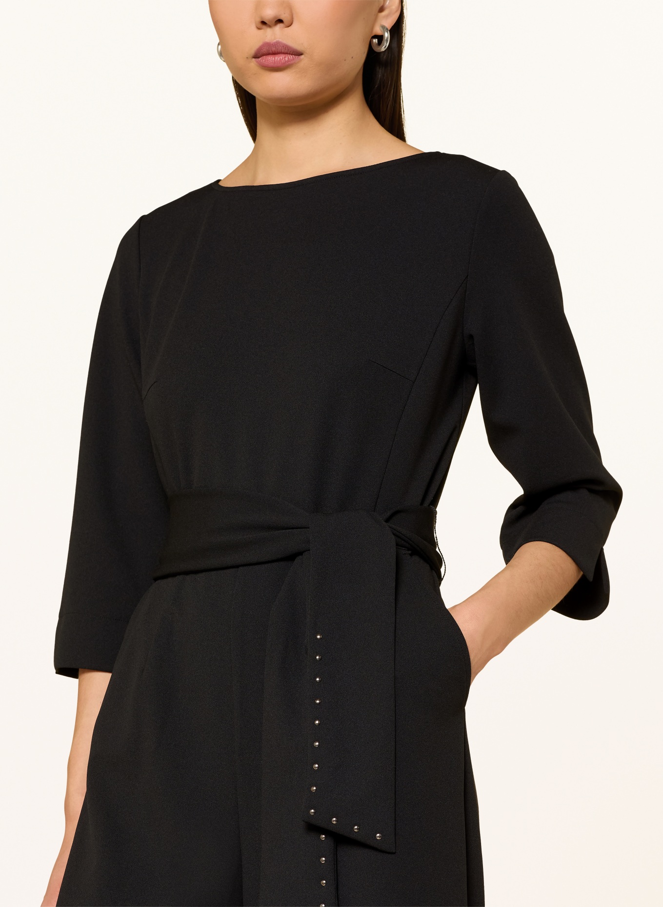 Betty Barclay Jumpsuit with 3/4 sleeves: BLACK