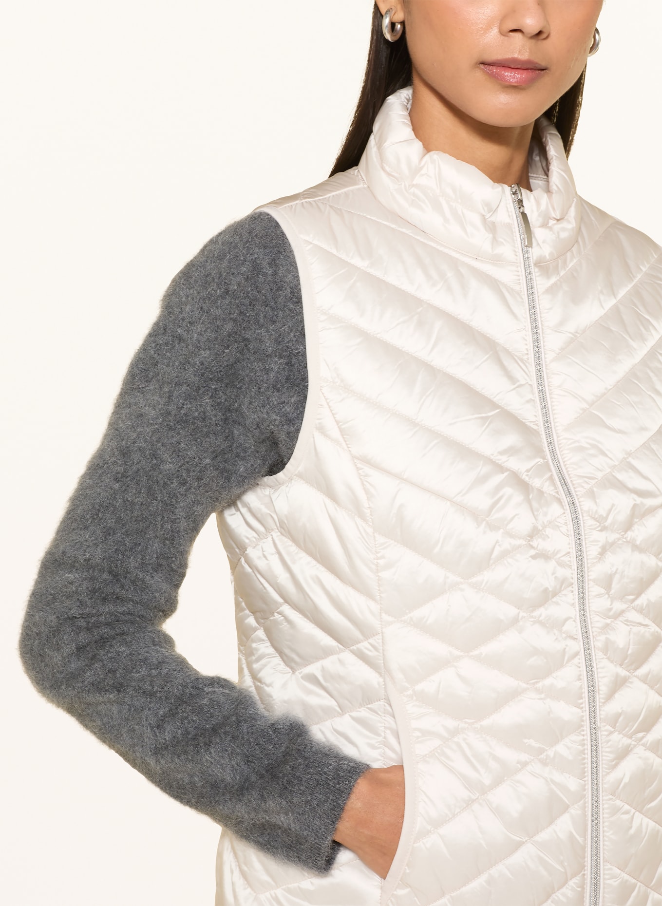 Betty Barclay Steppweste: CREME