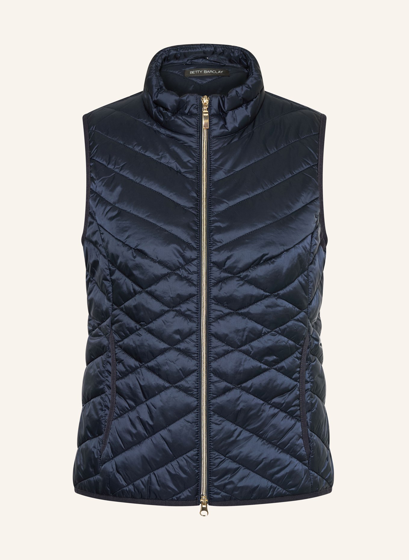 Betty Barclay quilted vest: DARK BLUE