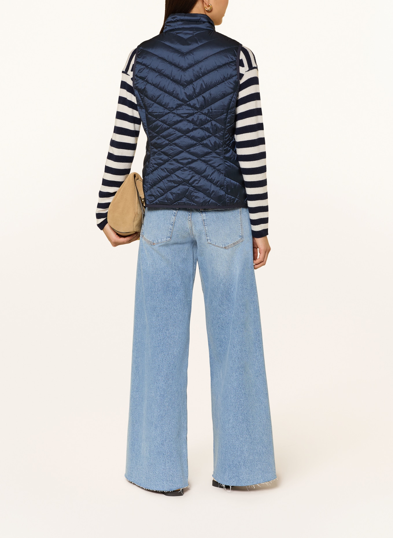 Betty Barclay quilted vest: DARK BLUE