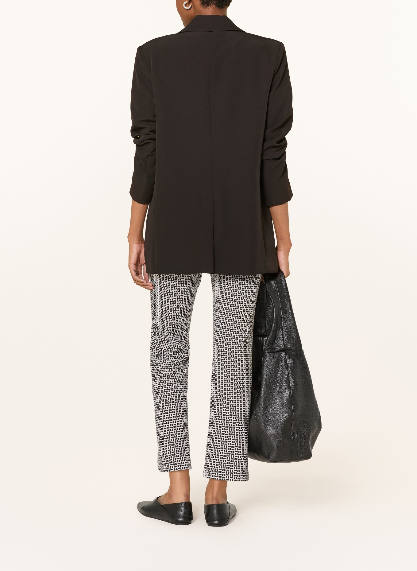 Betty Barclay 7/8 pants: CREAM / BLACK